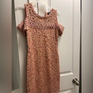 Cute spring summer dress with sleeve detail size small